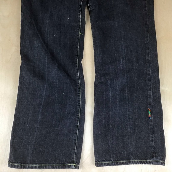 Coogi Mens Embroidered Jeans Gray Denim Baggy Loose Fitting Wide Leg Sz 34 x 34 - Picture 13 of 16